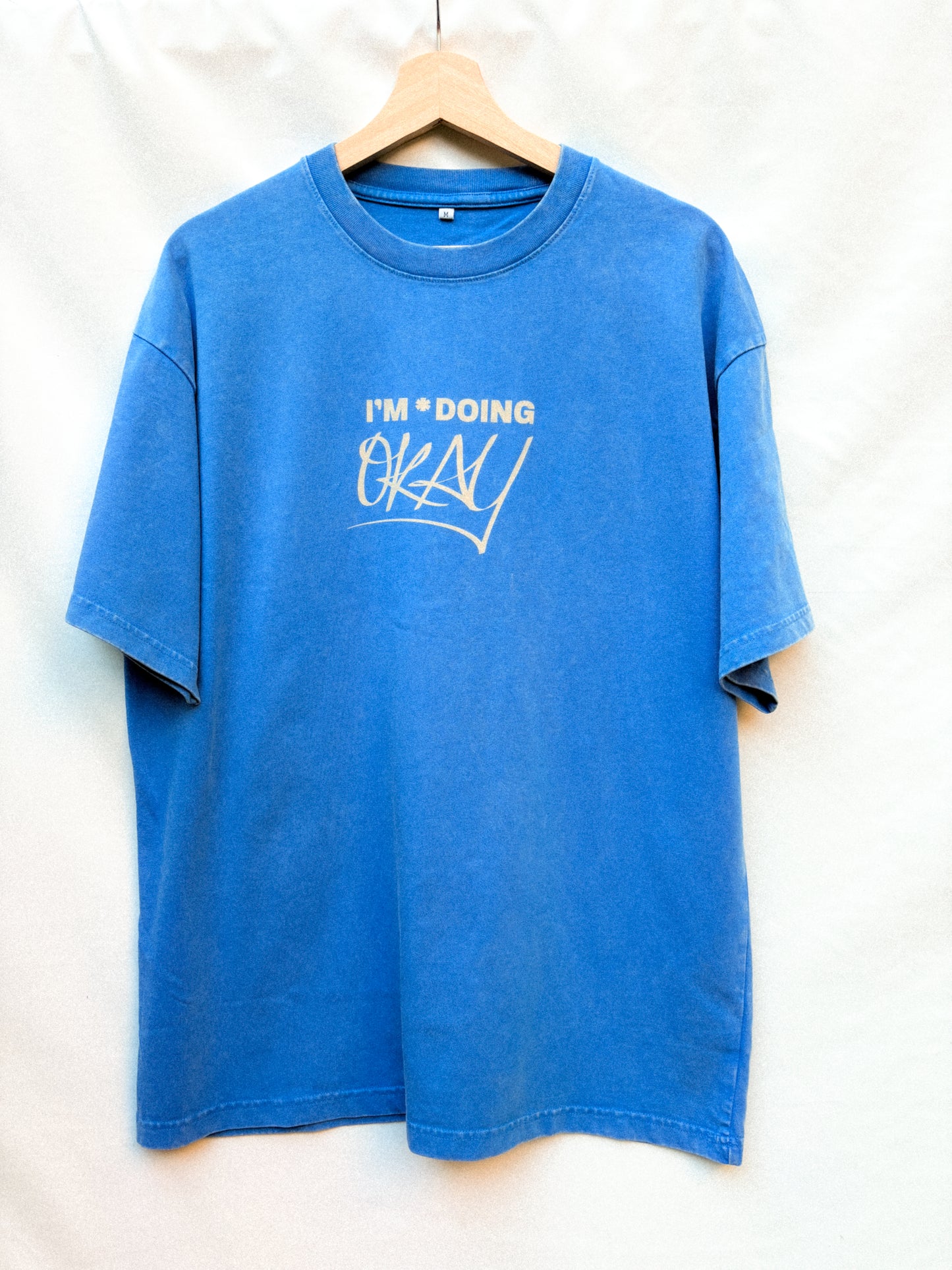 I'm*Doing OKAY Graphic T blue