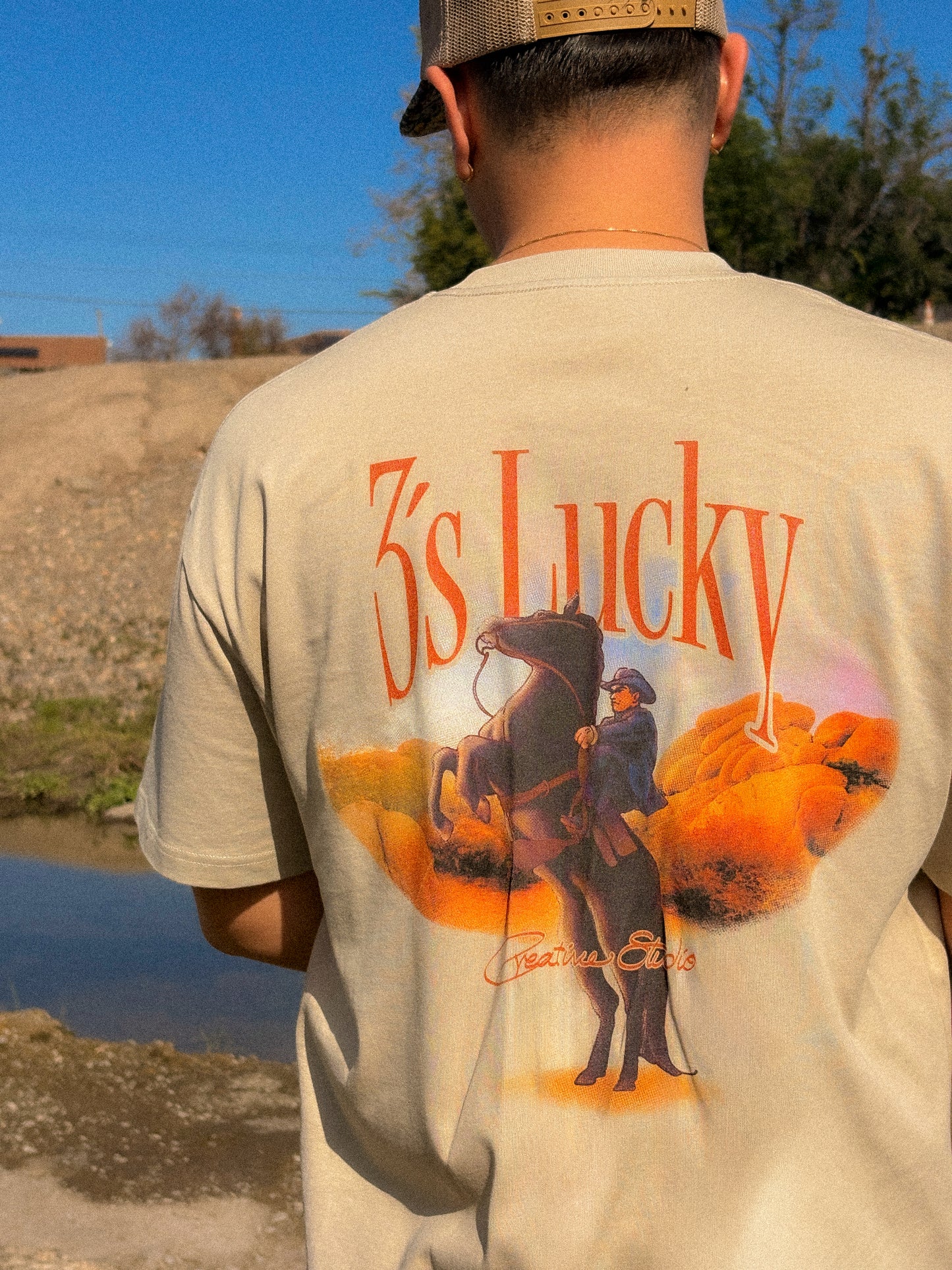 Horse on a Presipice Graphic T
